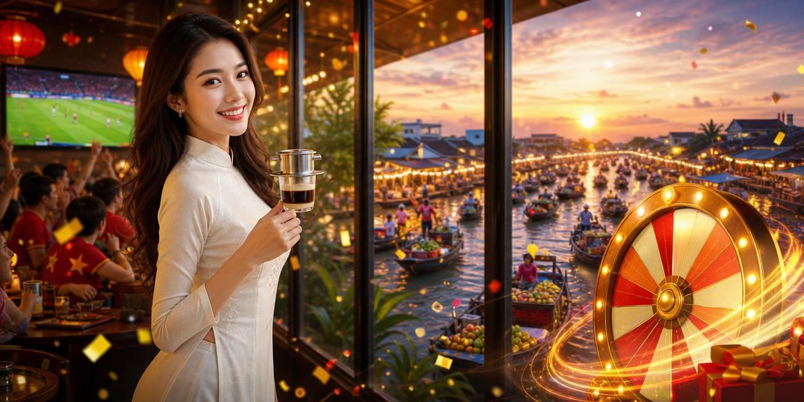 Bàn roulette tại Hội An kết hợp phong cách cà phê Việt Nam tại big90